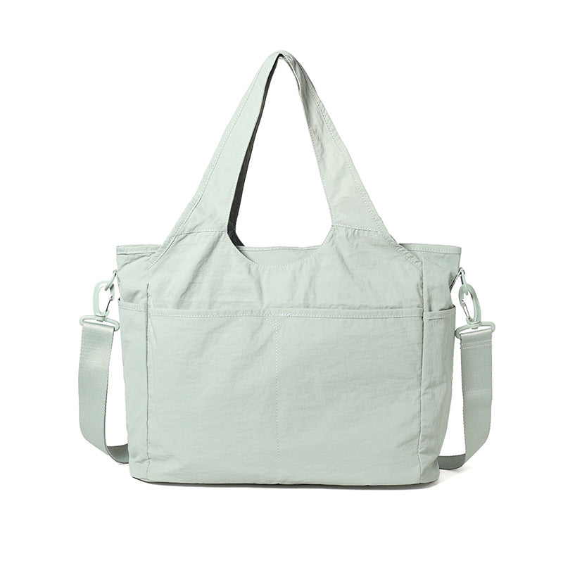 Women's Underarm Large Capacity Totes Nylon Cloth Pleated Bags