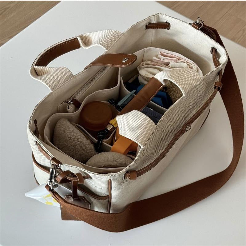 Large Capacity Milk Back Multifunctional Canvas Handbags