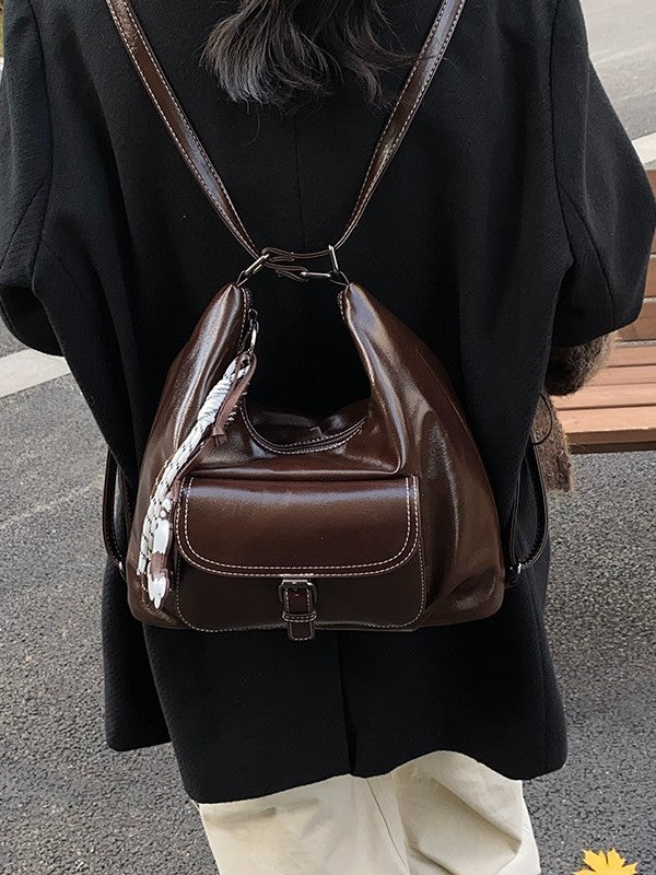 Women's Fashionable Retro Simple Large Capacity Commuter Women's Messenger Bag