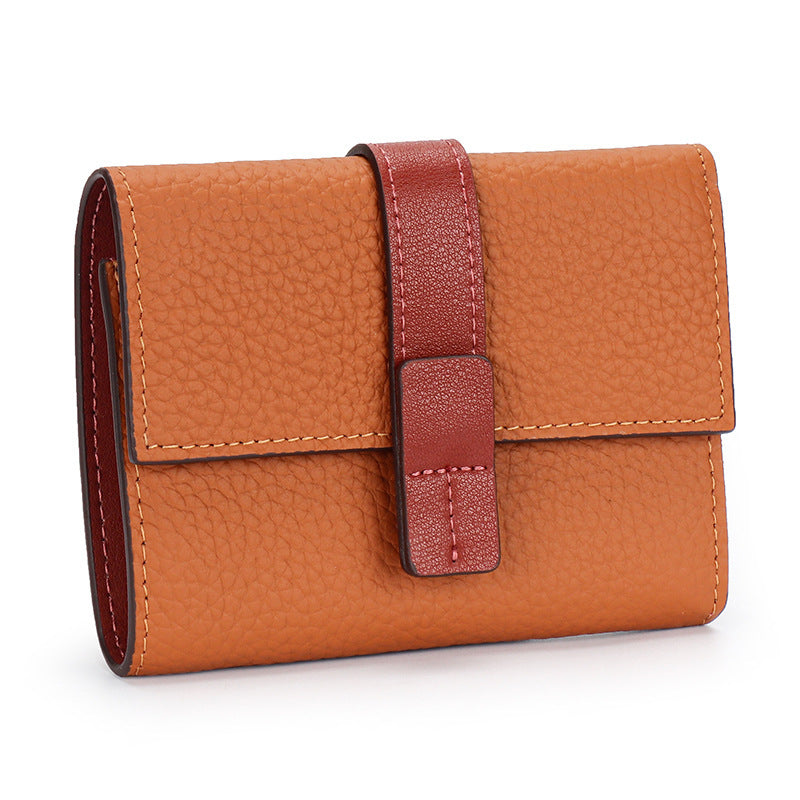 Women's Trifold Large Capacity Zipper Pocket Fashion Ladies Wallet