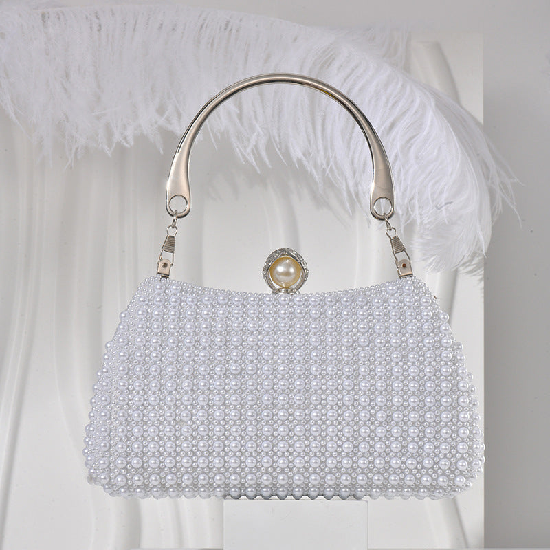 Pearl Hand Banquet Dress Temperament High Dinner Bag