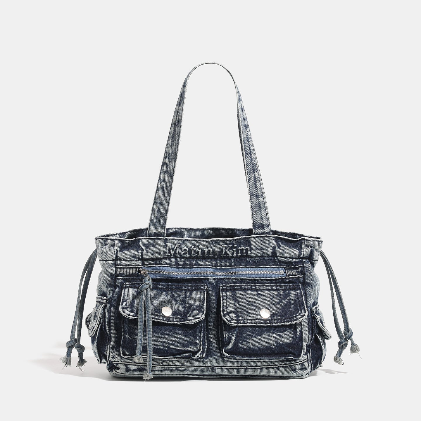 Denim Korean Style Large Capacity Totes Commute Women's Shoulder Bag