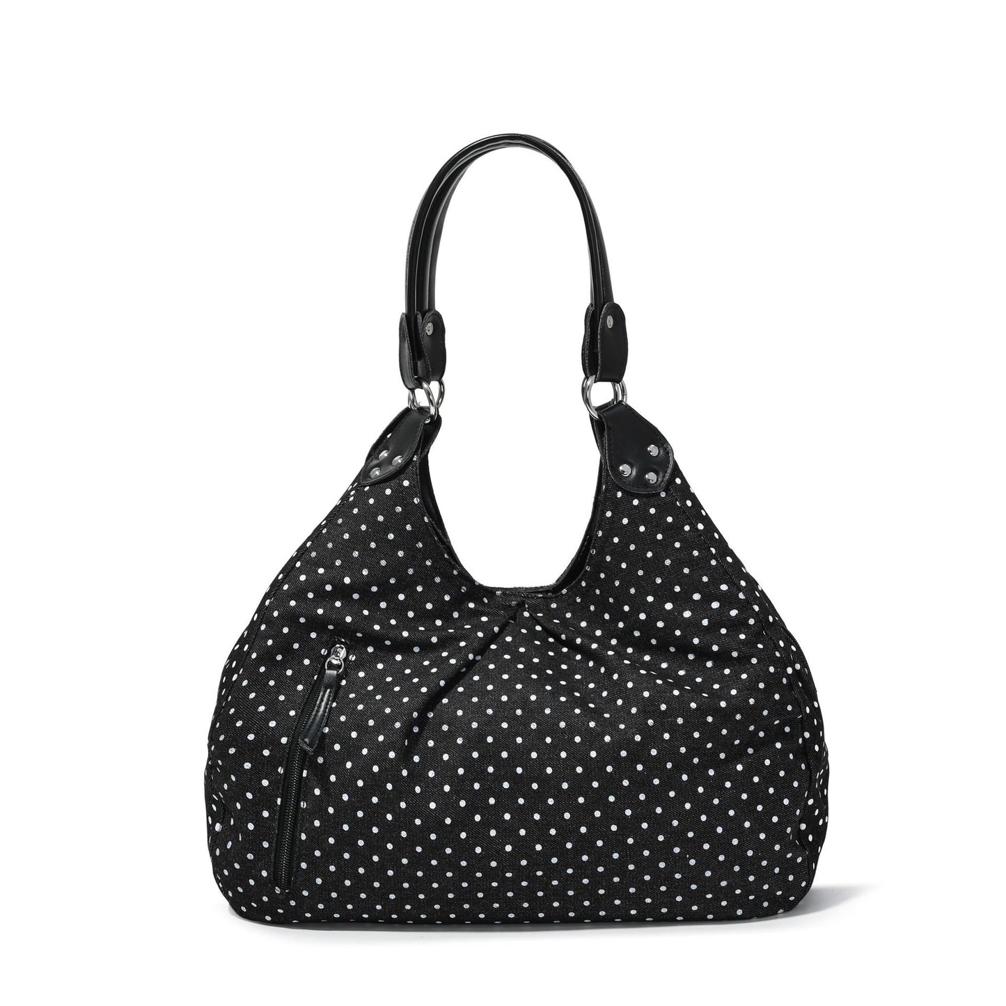 Women's Korean Style Polka Dot Fashion Retro Underarm Versatile Large Capacity Women's Shoulder Bag