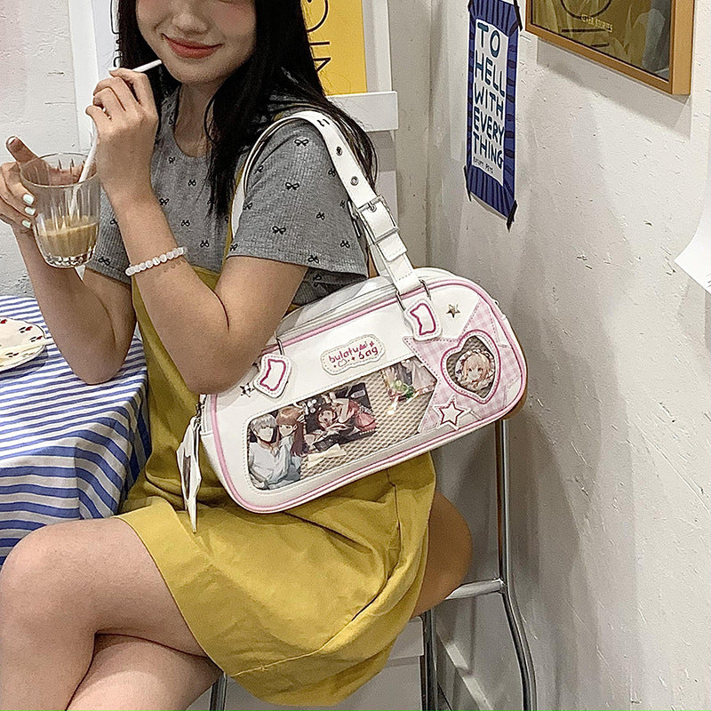 Women's Baguette Snacks Millet Leisure Plate Style Uniform Shoulder Bags