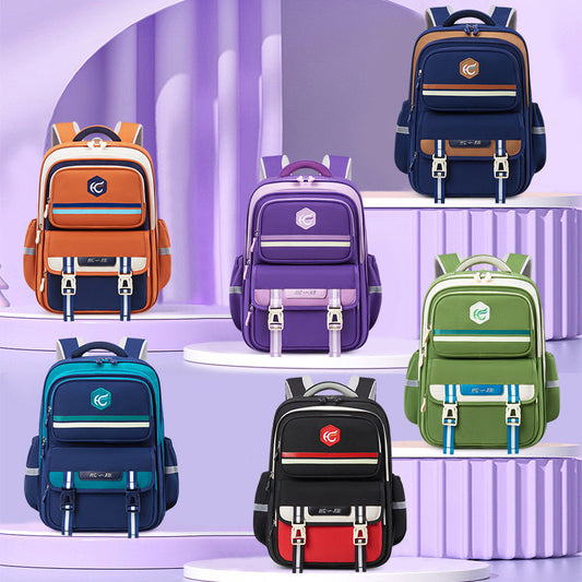 Children's British Style Large Capacity Grade Primary School Bag