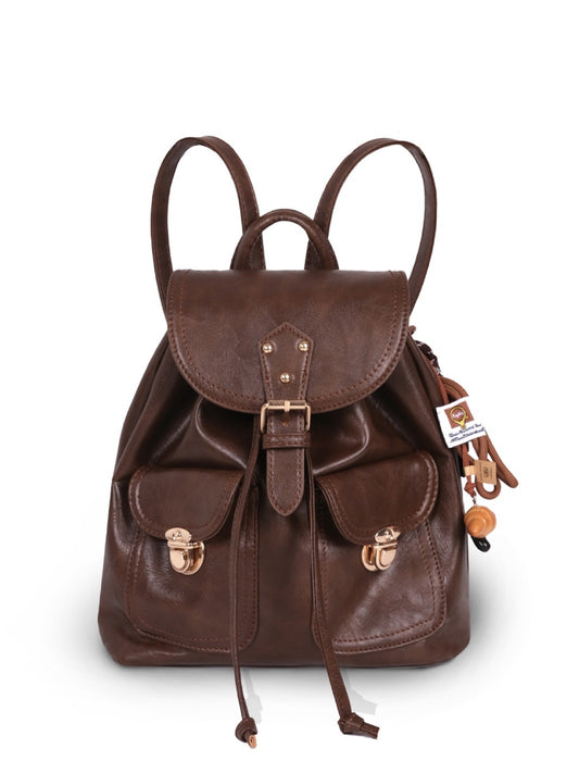 Retro High Sense Fashion Female Versatile Large Capacity Leisure Backpack