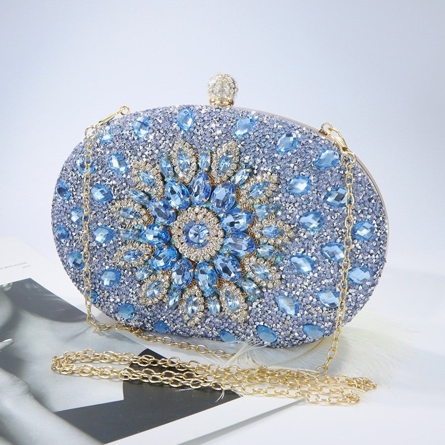 Women's Town Diamond Cheongsam Formal Dress Dinner Bag