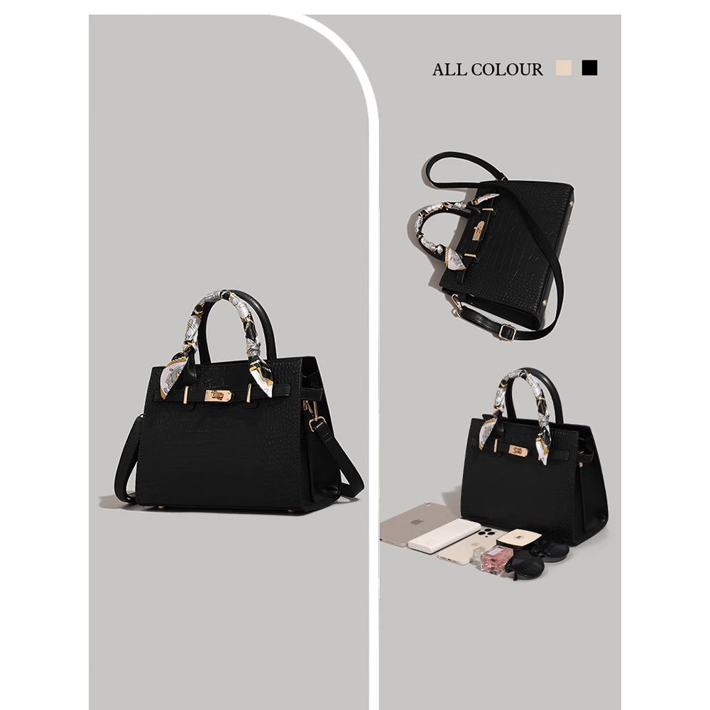 Women's Mother's Day Gift High-grade Crocodile Pattern Women's Handbag