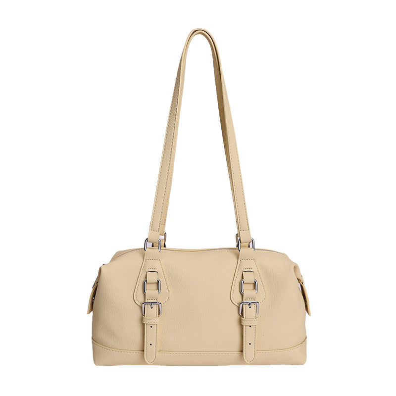 Women's Niche High-grade Simple Commute Bowling Large Capacity Women's Shoulder Bag