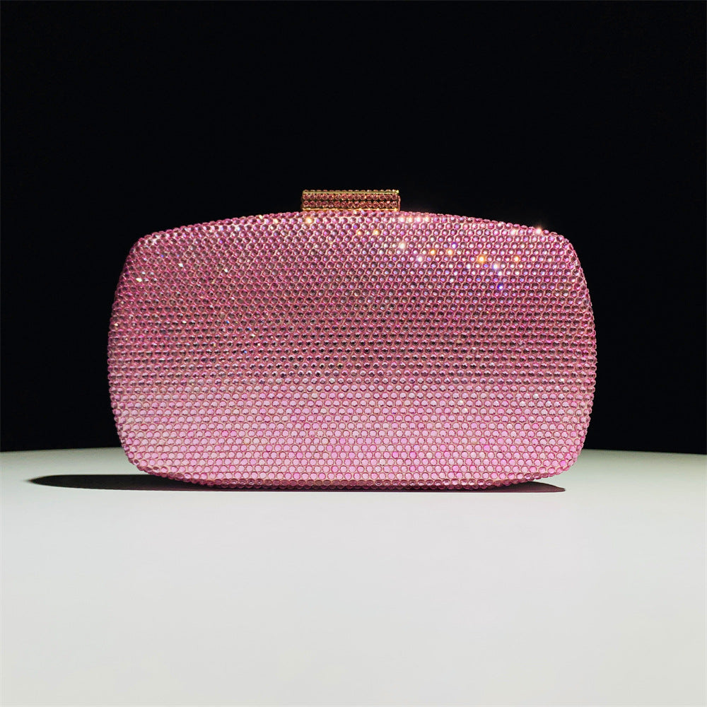 Women's High Luxury Rhinestone Clutch Fashion Dress Banquet Dinner Bag