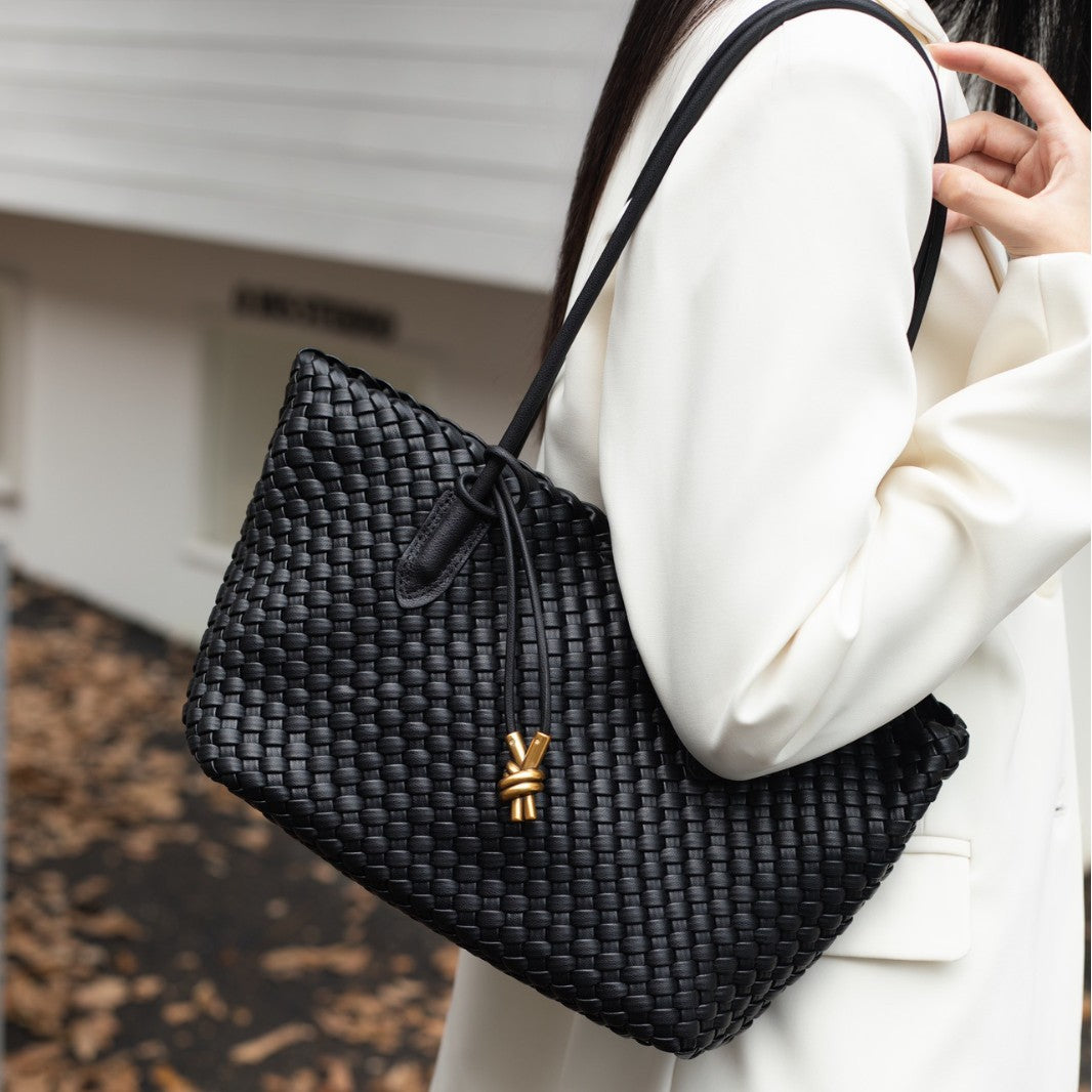 Women's High-grade Fashion Woven Large Capacity Versatile Bags