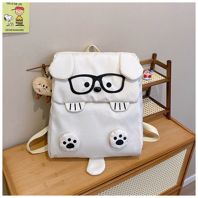 Ugly Cat Niche Cartoon Siamese Kitten Large Capacity Women's Chest Bag, Fanny Pack