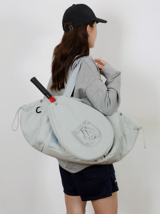 Fashionable Tennis Peak Racket Fitness Large Tote Bags