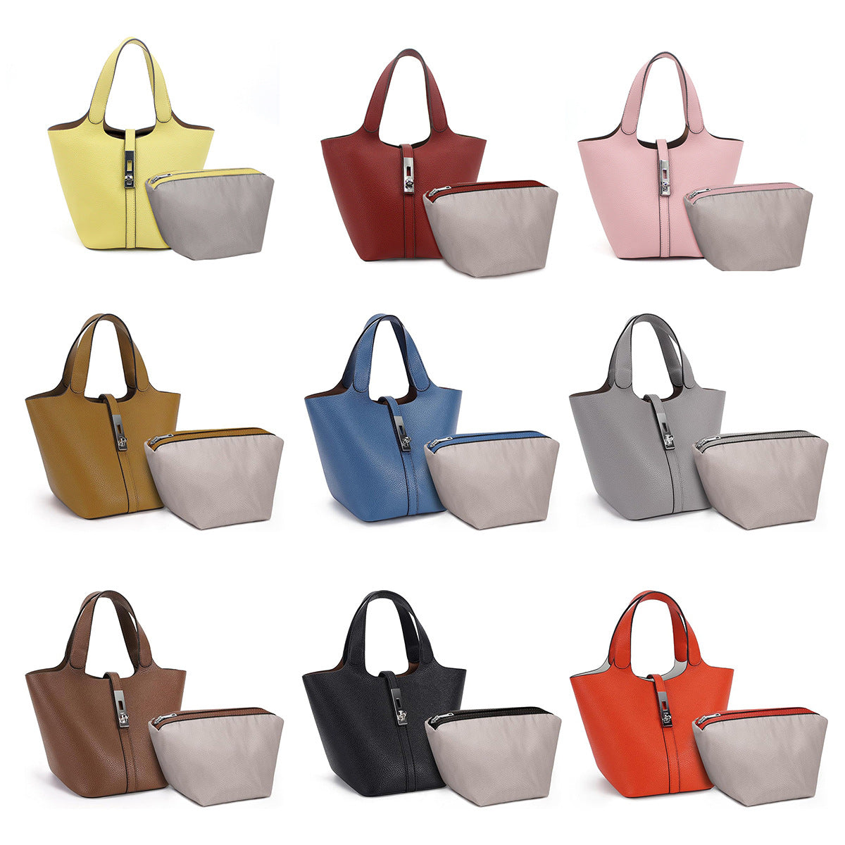 Women's Design Vegetable Basket High-grade Fashion Commuter Bucket Bags