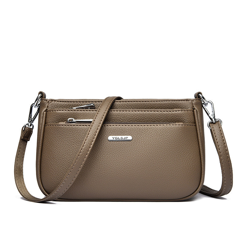 Glamorous Women's Fashion Soft Leather Mother Women's Shoulder Bag