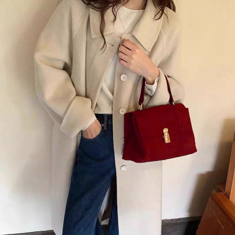 Women's Red High-grade Daily Available Large Capacity Totes Women's Shoulder Bag
