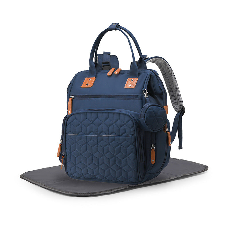 Diamond Lattice Spine Protection Diaper Waterproof Mummy Bag