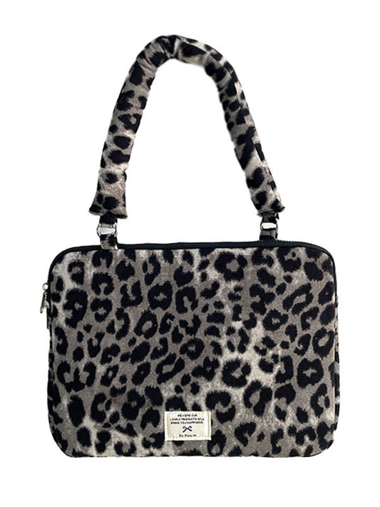 Wind Leopard Print Pc Inch Notebook Laptop Bag