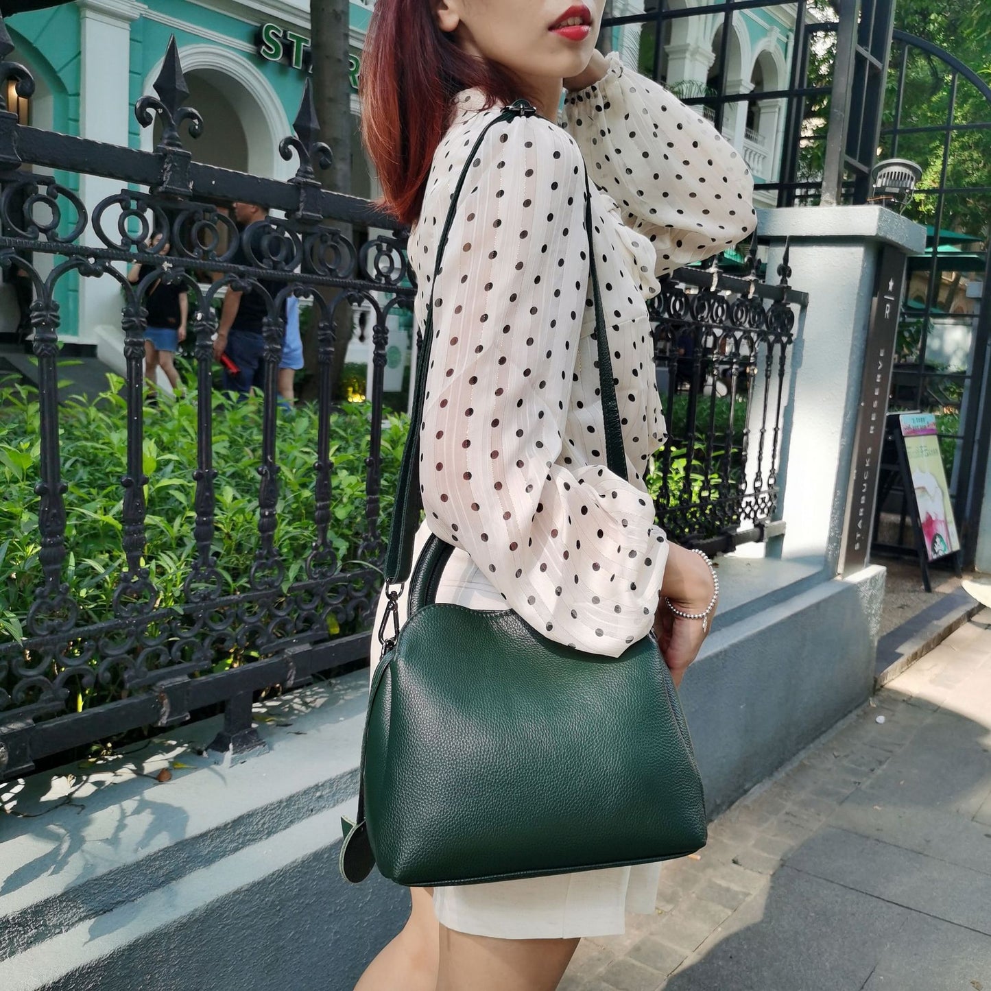 Women's Genuine Leather Large Capacity Soft First Layer Cowhide Commuting Women's Messenger Bag