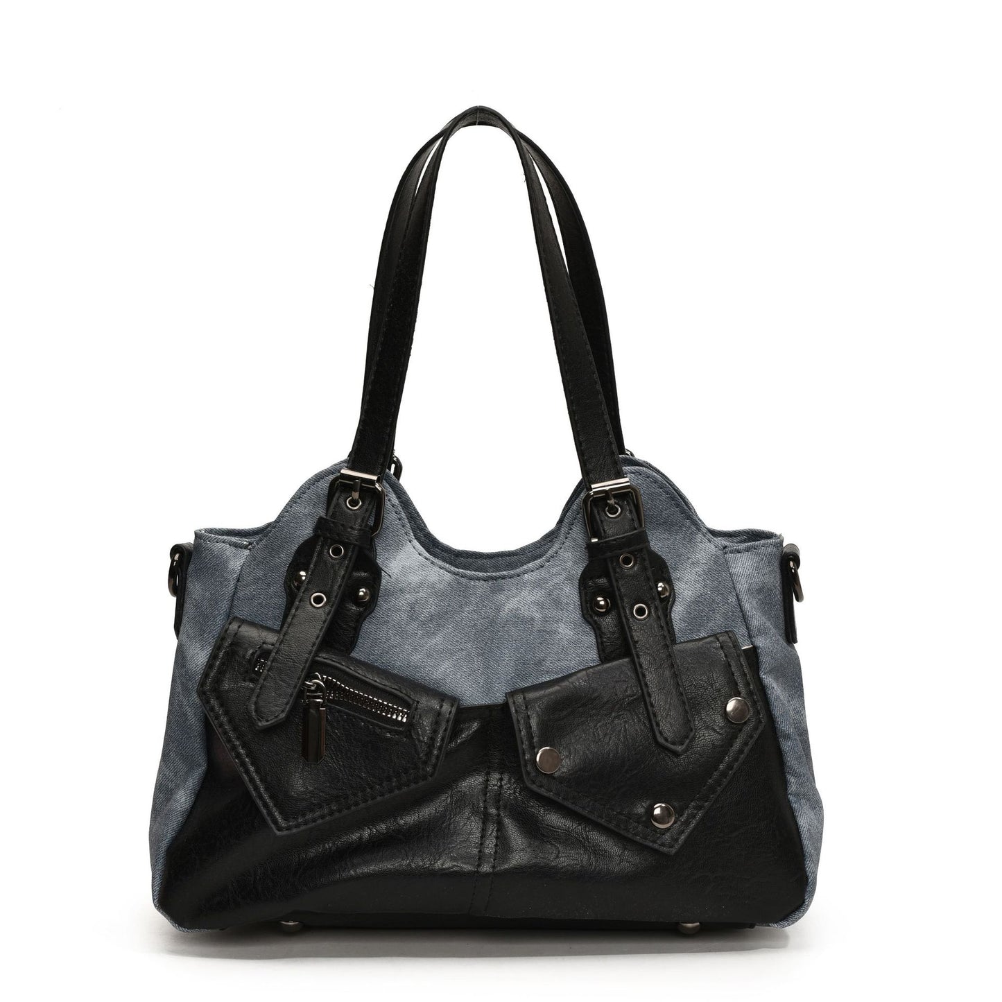 Women's Fashionable Street Fashion Retro Simple Height Women's Shoulder Bag
