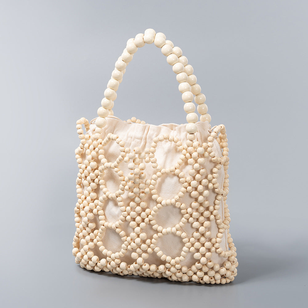Seaside Holiday Design Woven Beach With Women's Shoulder Bag