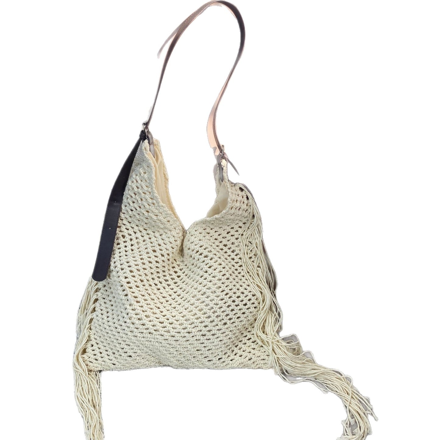 Spring Large Capacity Weaving Hollow Leisure Seaside Women's Shoulder Bag