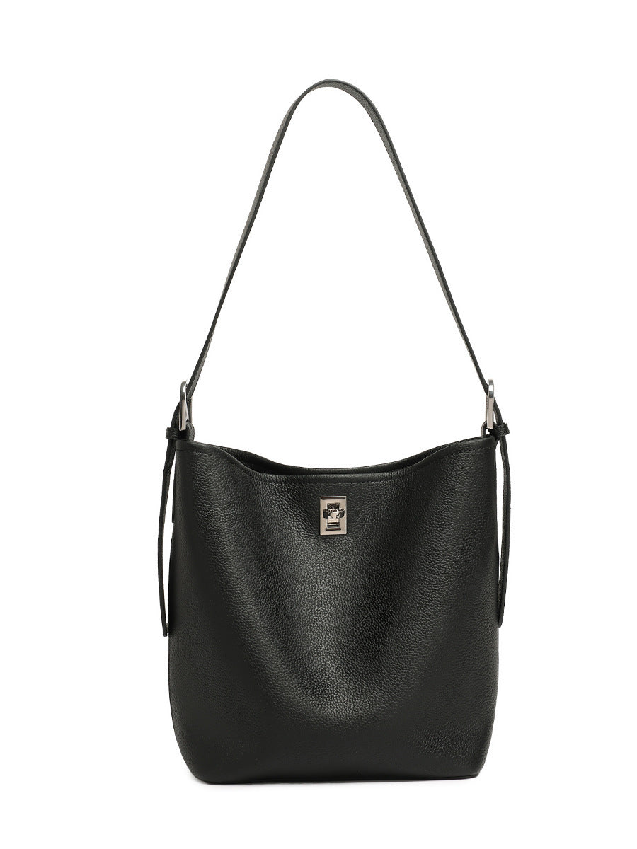 Fashion Genuine Leather Simple High-grade Single Women's Shoulder Bag
