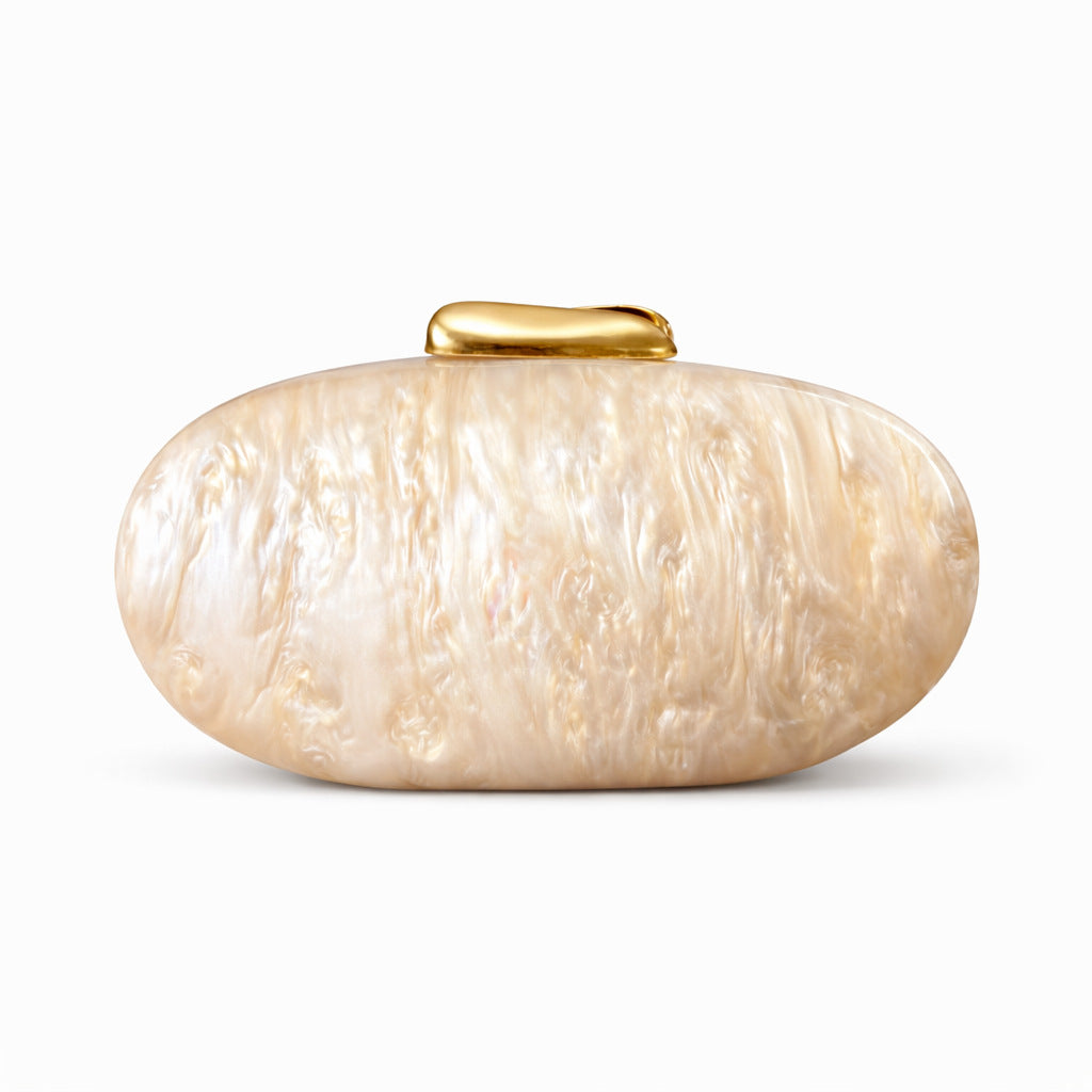 Women's Shell Acrylic Fashion Wedding Clutch Dinner Bag