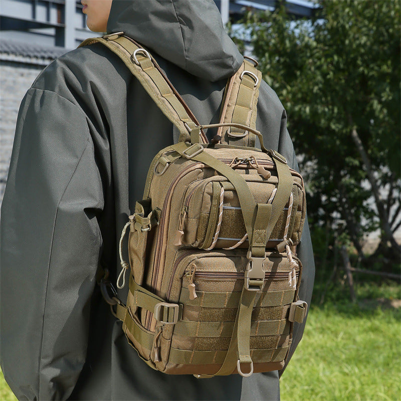 Slouchy Camouflage Alforja Combat Graphy Multifunctional Mountain Climbing, Hiking Bag
