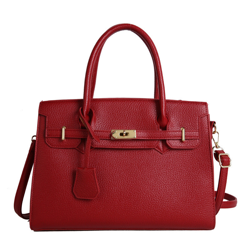 Women's Kelly Fashion Contrast Color Light Luxury Handbags