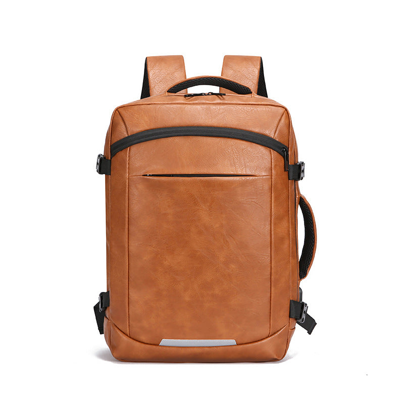 Men's Korean Style Large Capacity Simple Commute Business Backpack