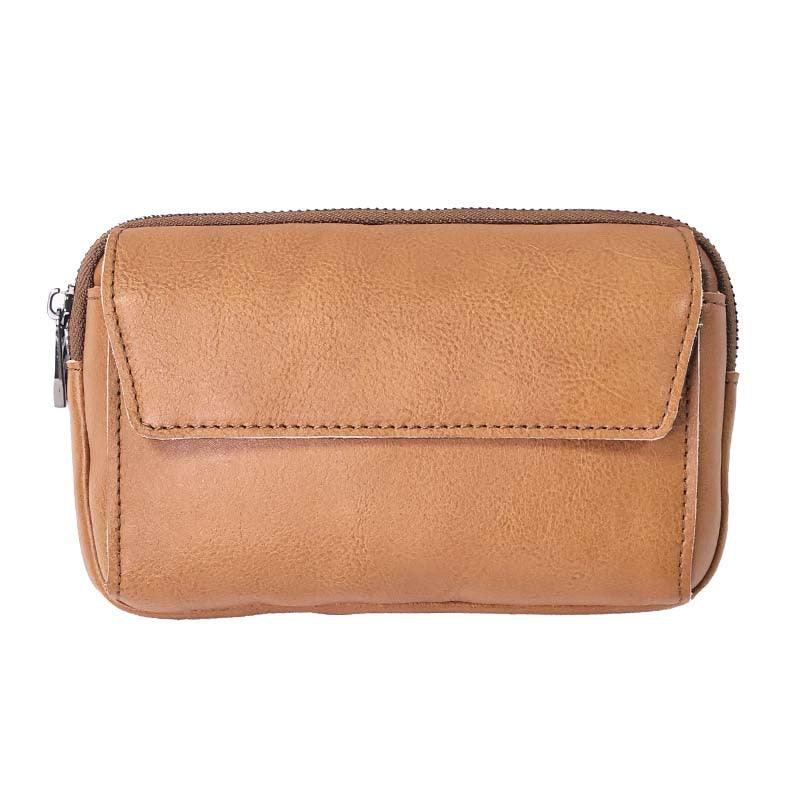 Men's Genuine Leather Retro Handmade First Layer Coin Purses