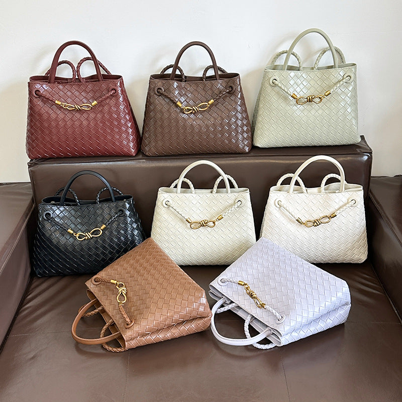 Women's Texture Plaid Noble Fashion Temperament Beautiful Niche Women's Messenger Bag