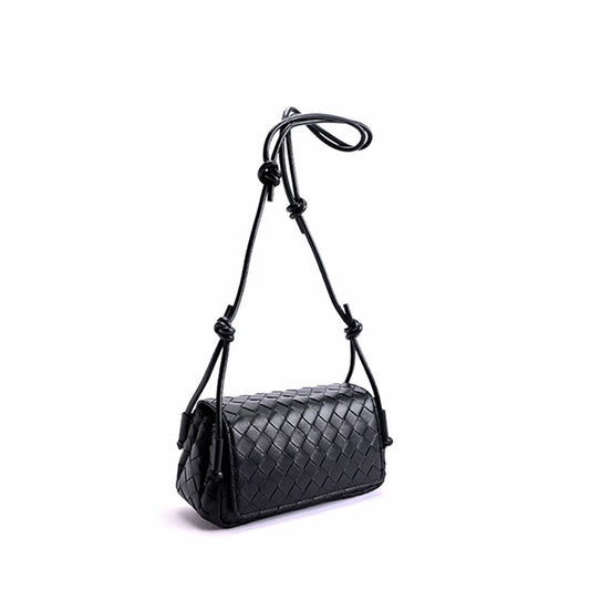 Women's Hand-woven Cowhide Versatile Fashion Mobile Women's Handbag