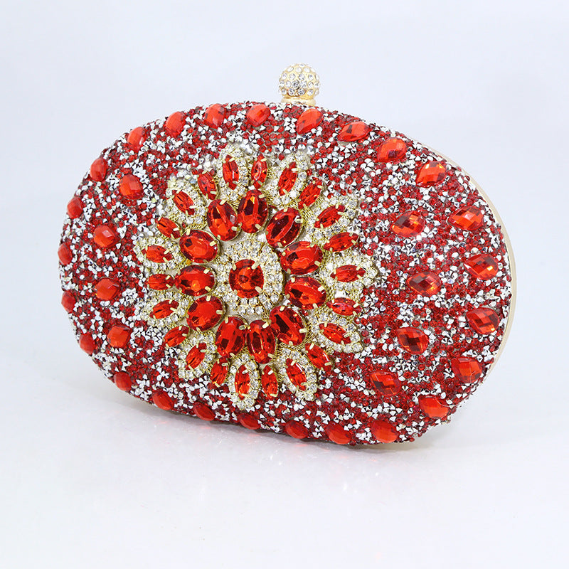 Women's Town Diamond Cheongsam Formal Dress Dinner Bag