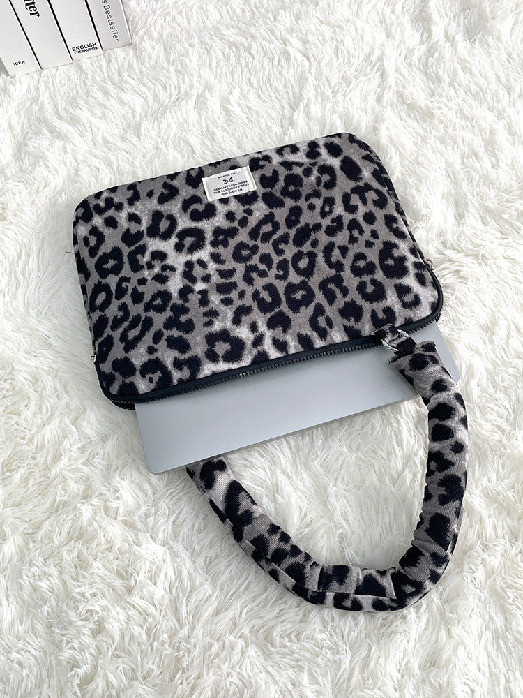 Wind Leopard Print Pc Inch Notebook Laptop Bag