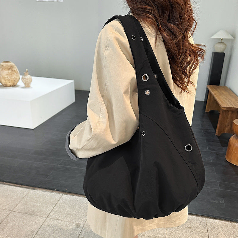 Advanced Texture Style Large Capacity Lightweight Nylon Tote Bags