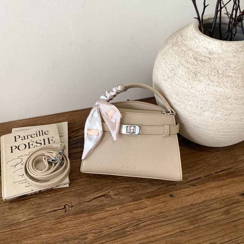 Women's Fashion Commute Texture Western Style Portable Women's Handbag