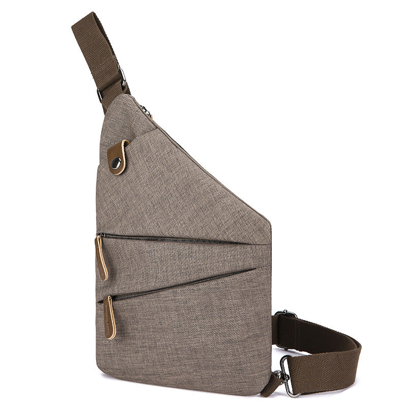 Waterproof Fabric Adjustable Strap Mini Portable Men's Chest Bag