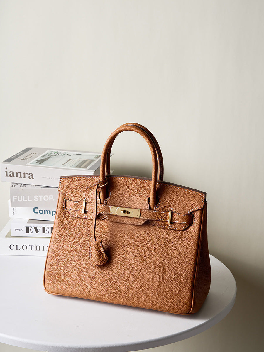 Women's Fashionable Korean Style Genuine Leather Simple Women's Messenger Bag