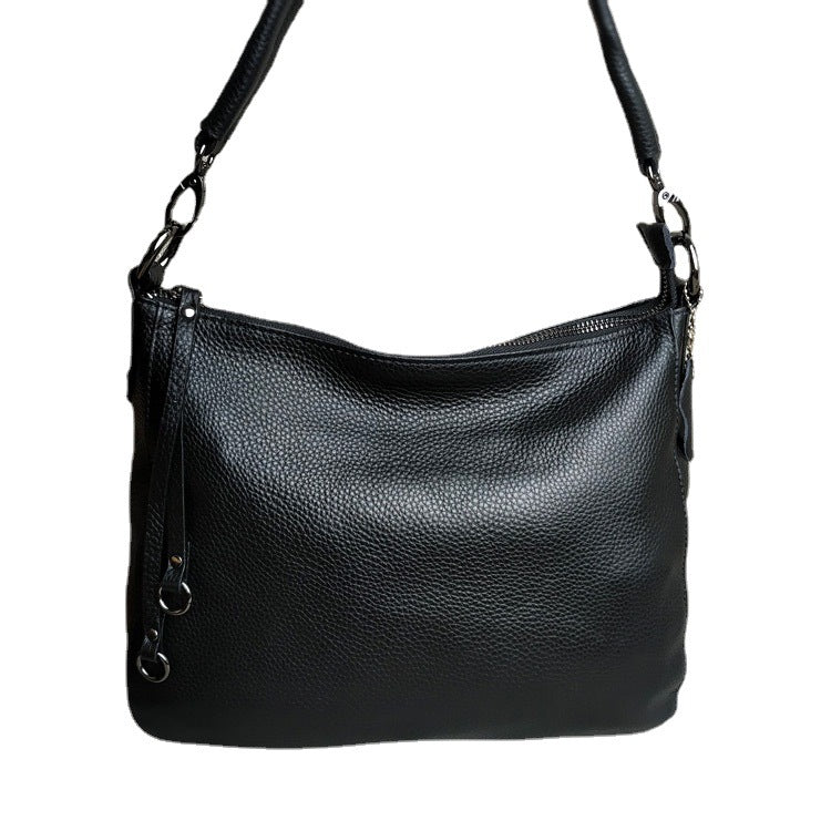 Women's Original Single Genuine Leather First Layer Cowhide Tail Goods Shoulder Bags