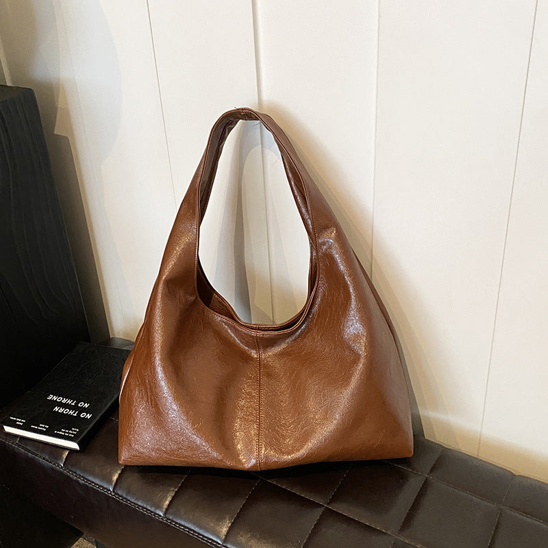 Women's Large Capacity Korean Style Minority One Shopping Simple Women's Shoulder Bag