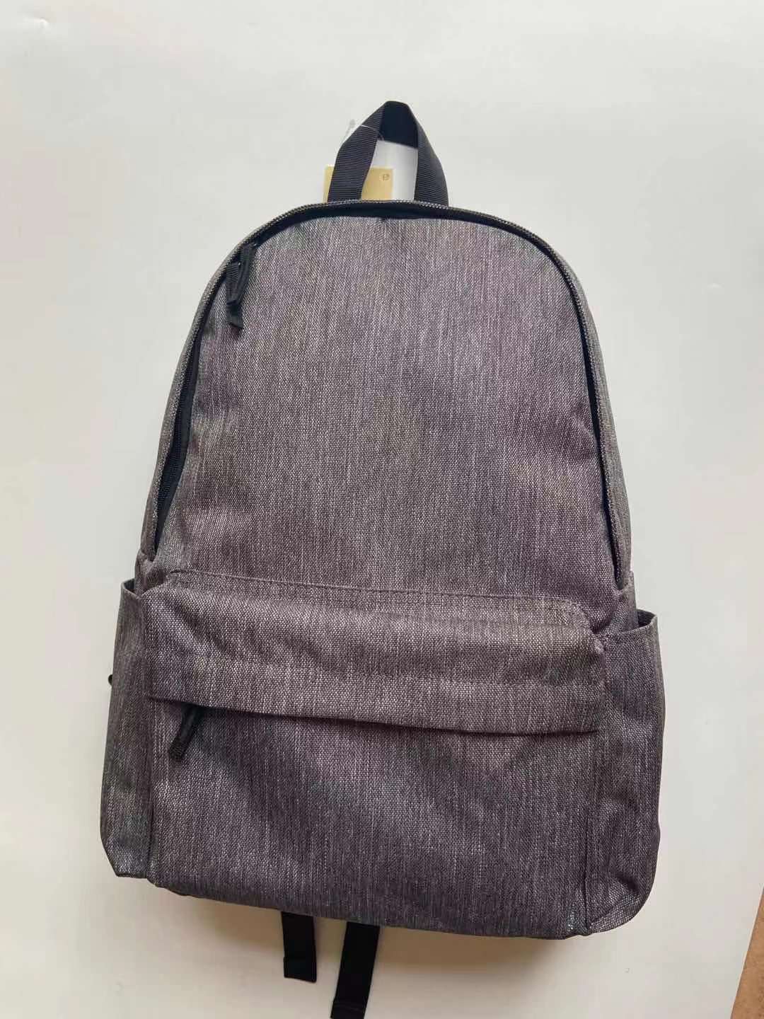 Men's Style Solid Color Simple Schoolgirl Large Printing Backpacks