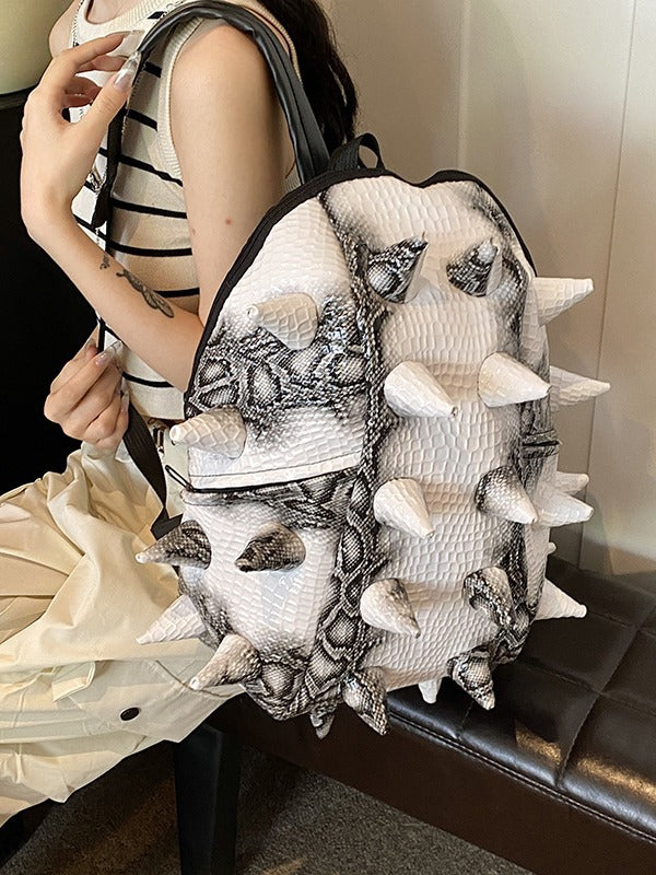 Trendy Fashion Cool Three-dimensional Hedgehog Funny Personality Creative Sea Cucumber Leisure Backpack