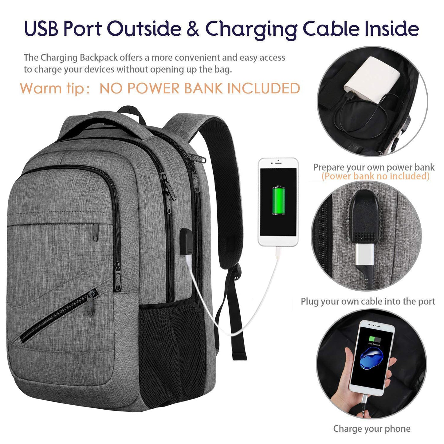 Men's Business Large Capacity High Sense For Leisure Backpack