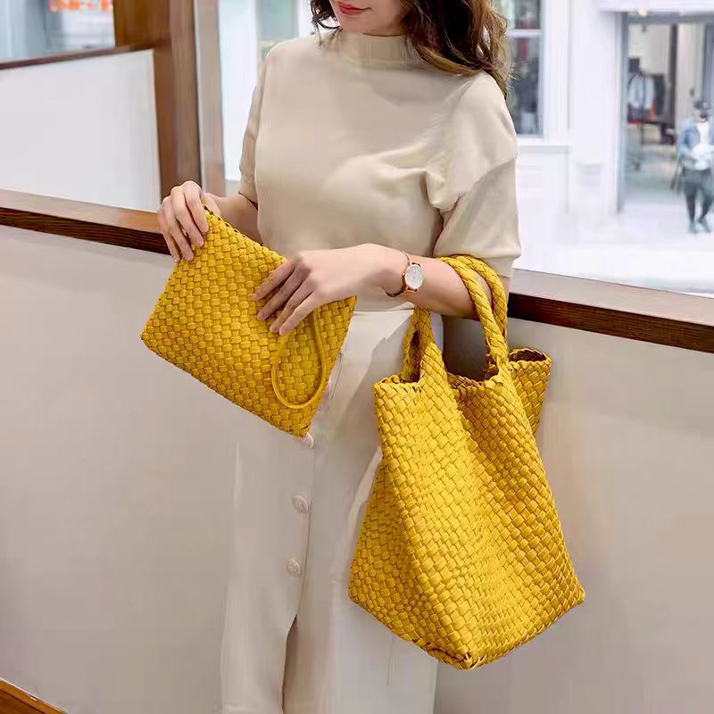 Women's Hand-woven Large Capacity Shopping Trendy Mother Bags