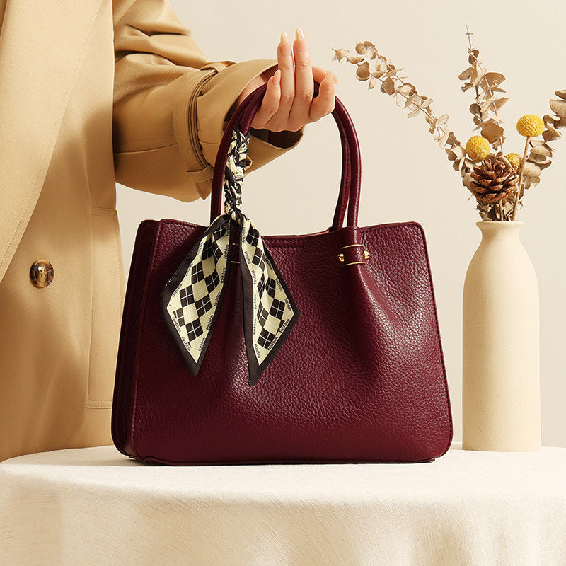 Women's Red Large Capacity Xi Mother-in-law Wedding Bags