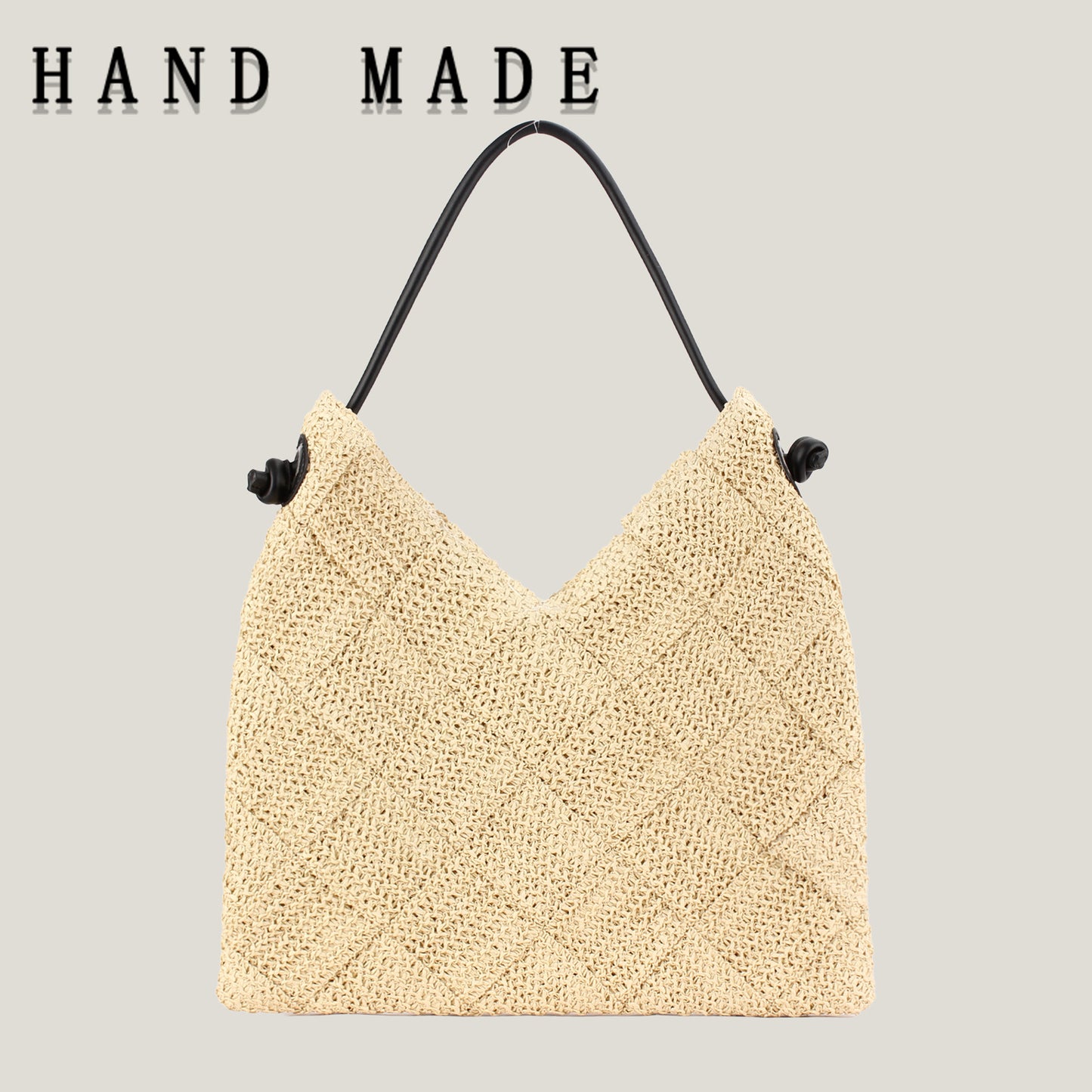 Women's Straw Woven High Sense Hand-woven Large Capacity Totes Women's Shoulder Bag