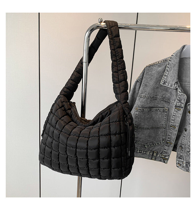 Pleated Cloud Fashion Pull Large Capacity Cotton Tote Bags