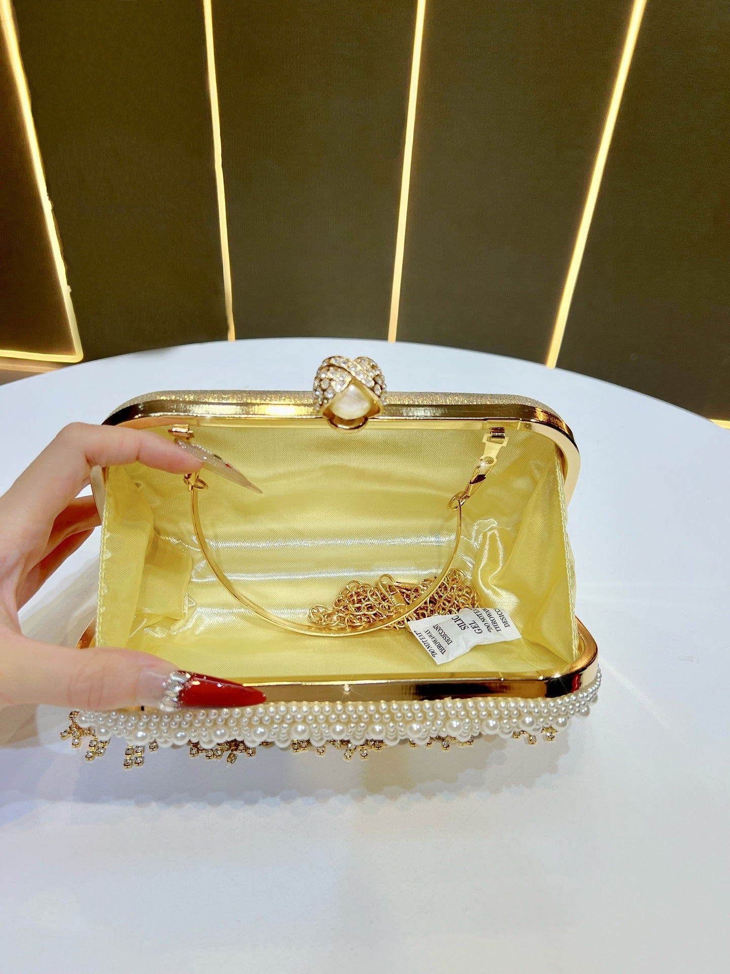 High Sense Bride Bridesmaid Wedding Clothes Cheongsam Dinner Bag